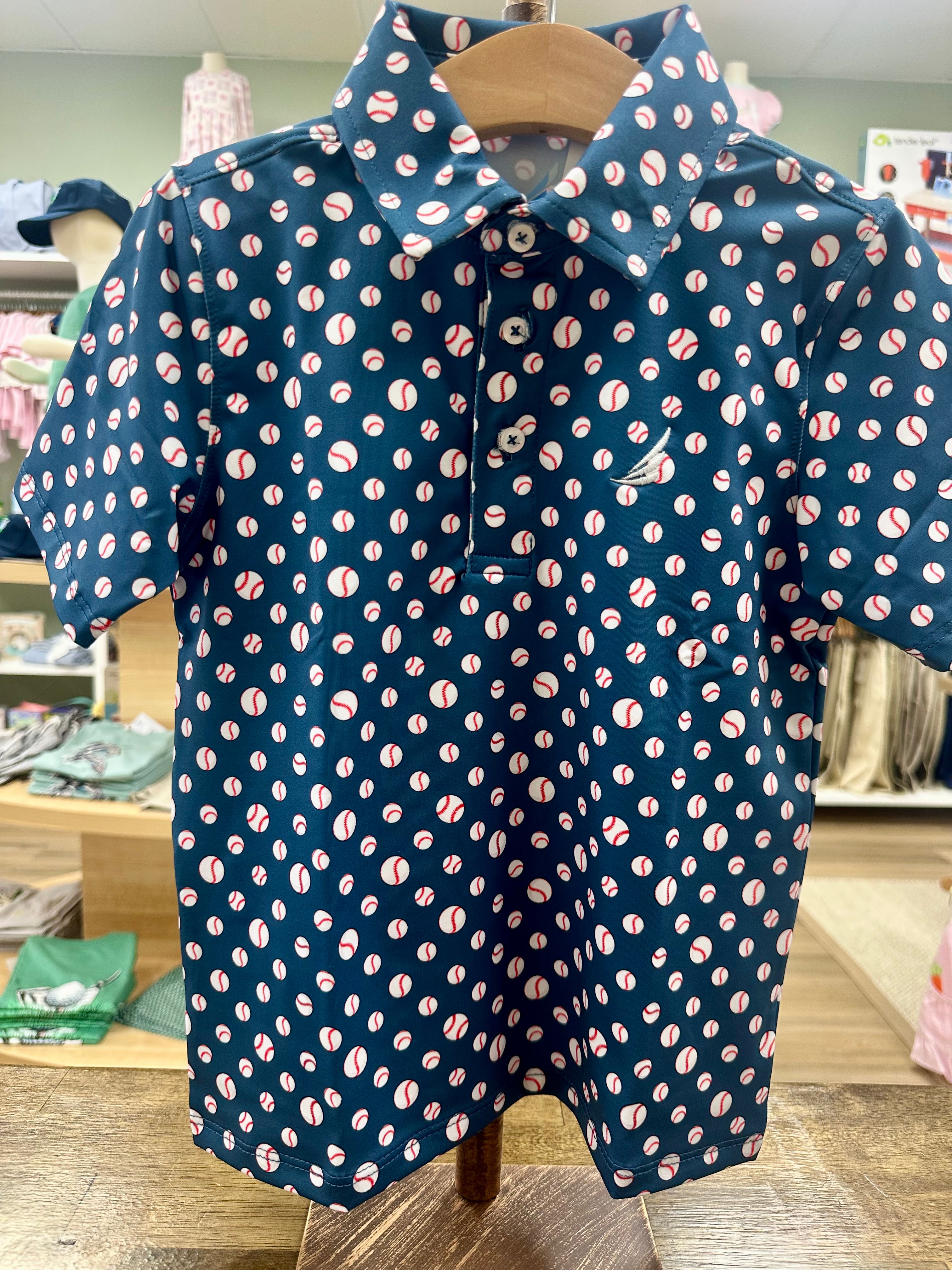 Miles-Baseball Polo