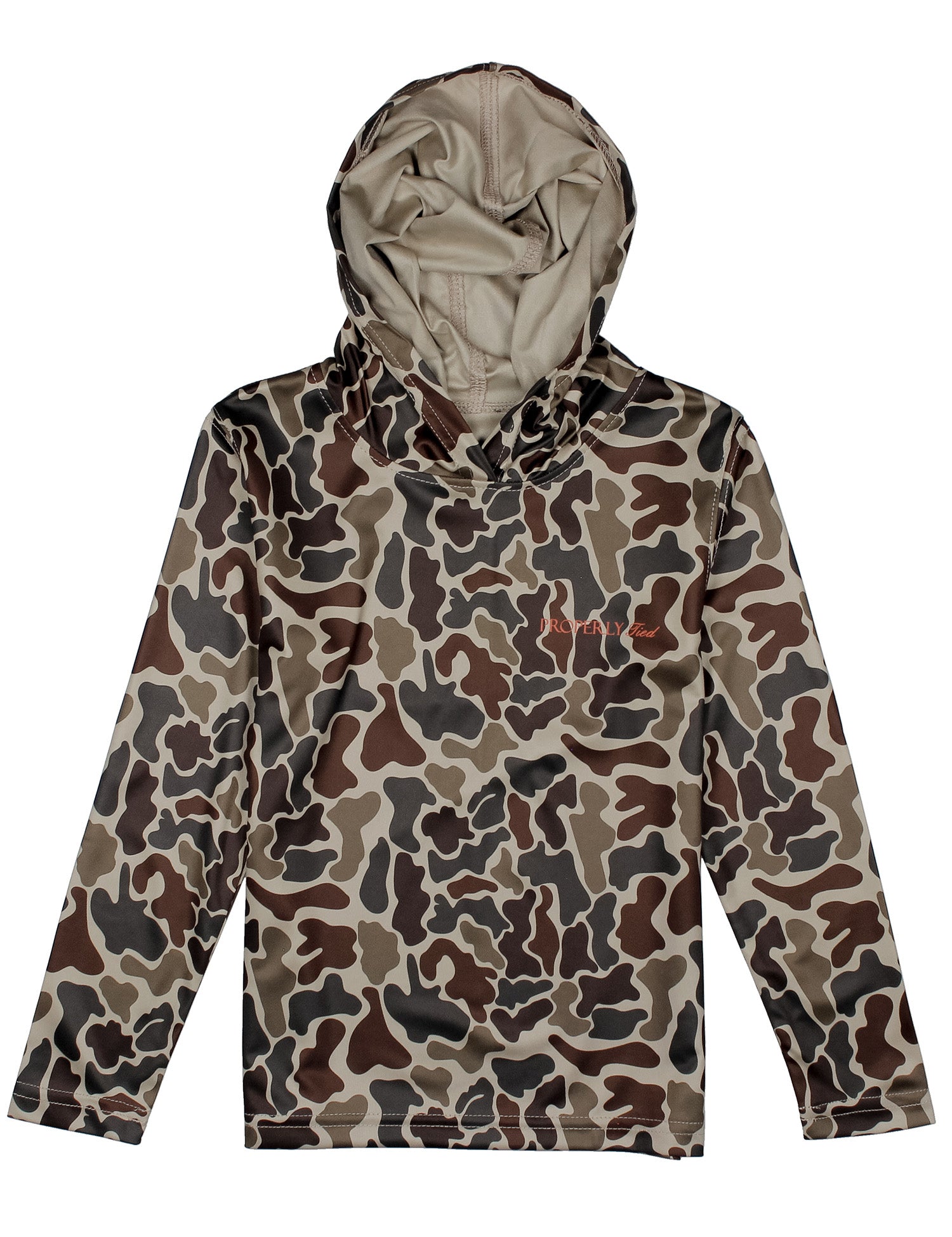 Boys Sportsman Performance Hoodie Vintage Camo