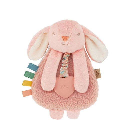 Itzy Lovey: Plush and Teether Toy/Pink Bunny