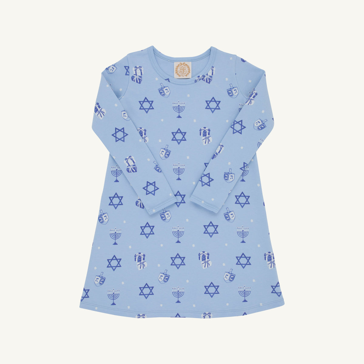 Long Sleeve Polly Play Dress - Eight Nights to Remember