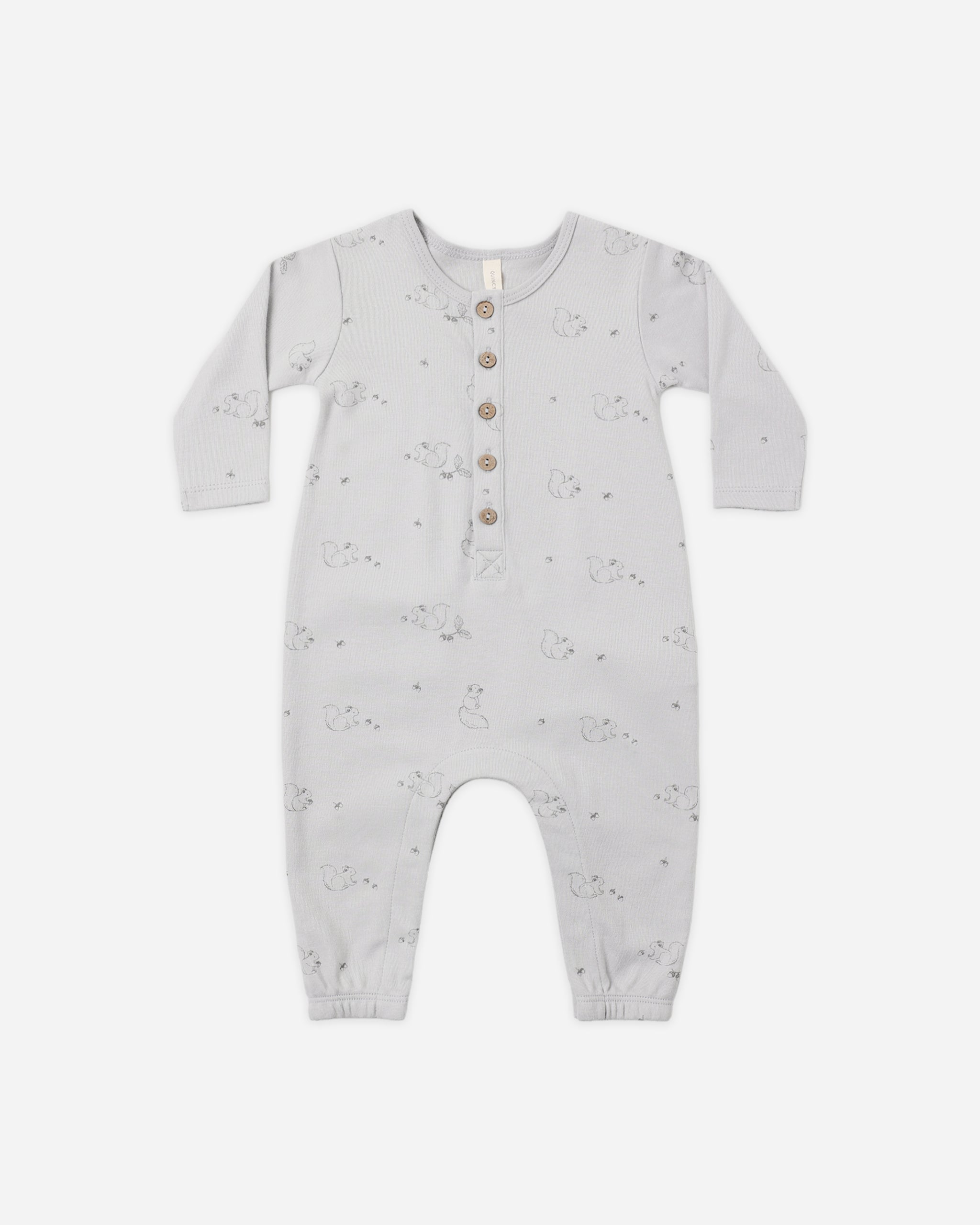 Long Sleeve Jumpsuit || Squirrel