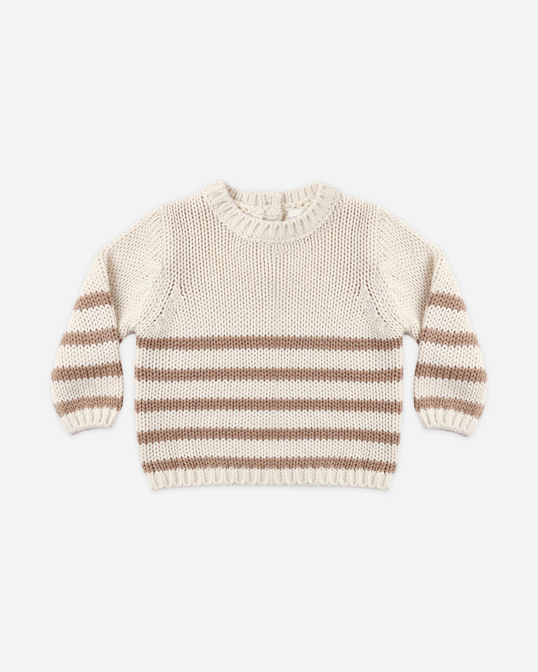 Rex Sweater || Almond Stripe