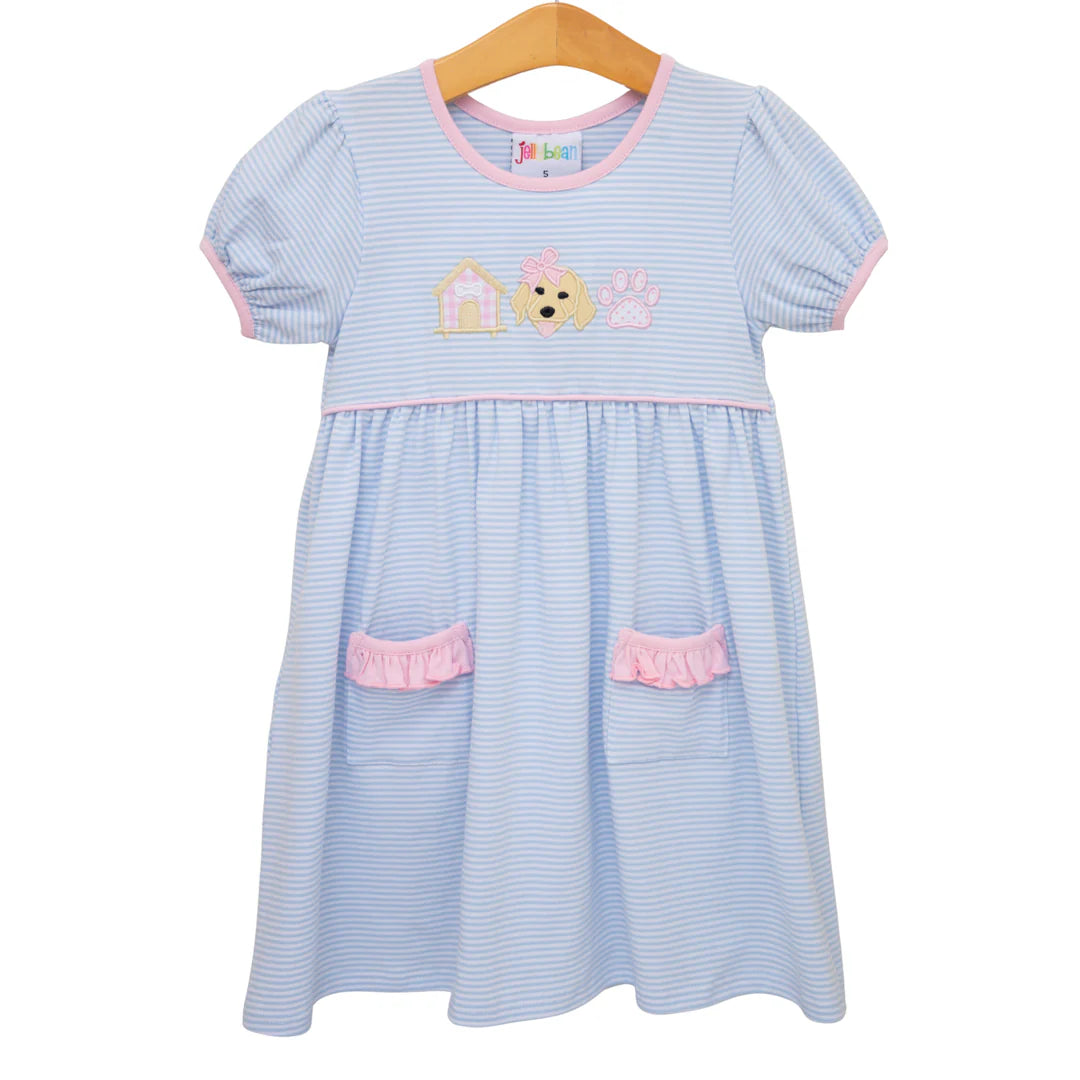 Pups & Paws Ruffle Pocket Dress