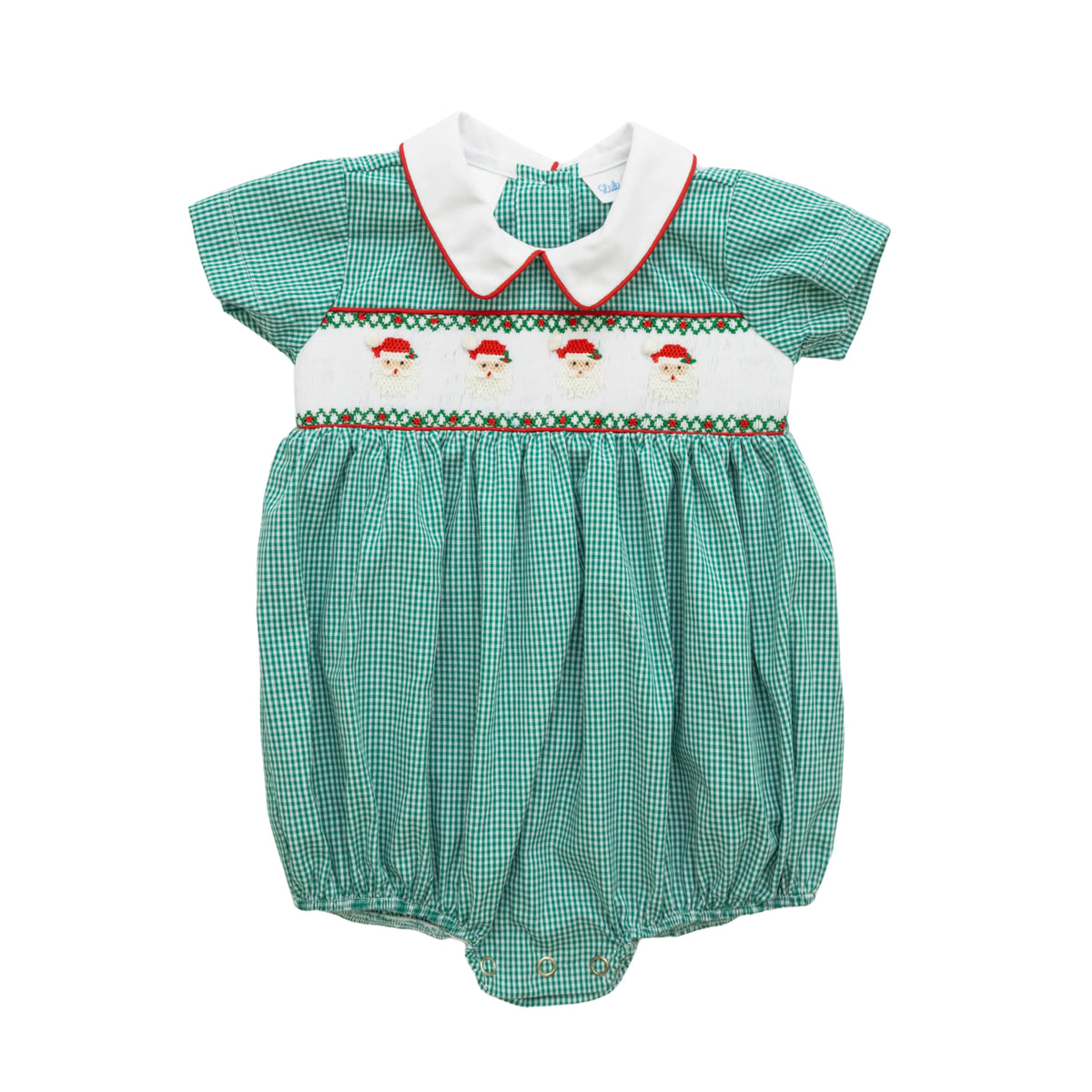 Noah Santa Smocked Bubble