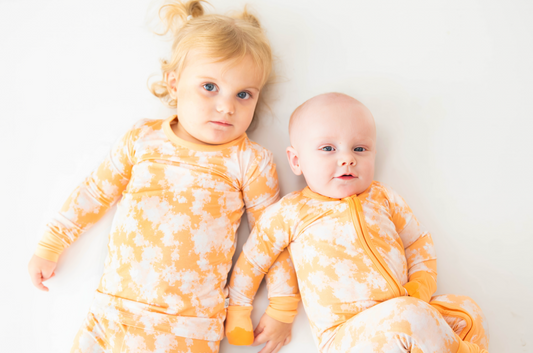 Peaches and Cream Zip Pajama