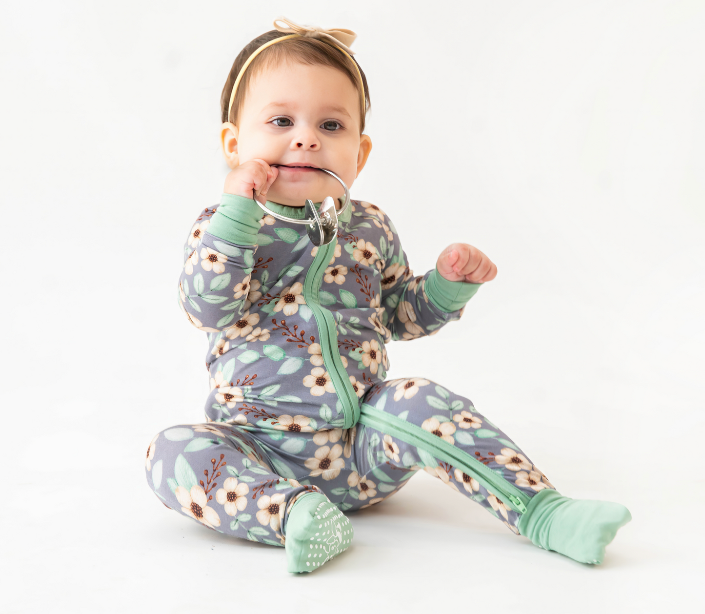 Sweet Magnolia Zip Pajama