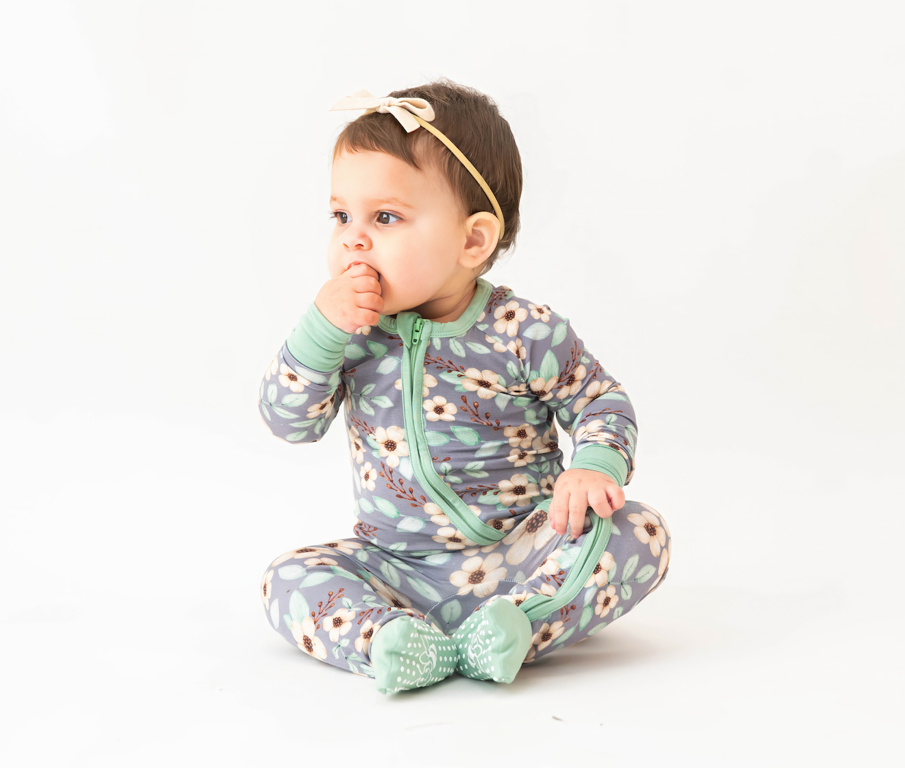 Sweet Magnolia Zip Pajama