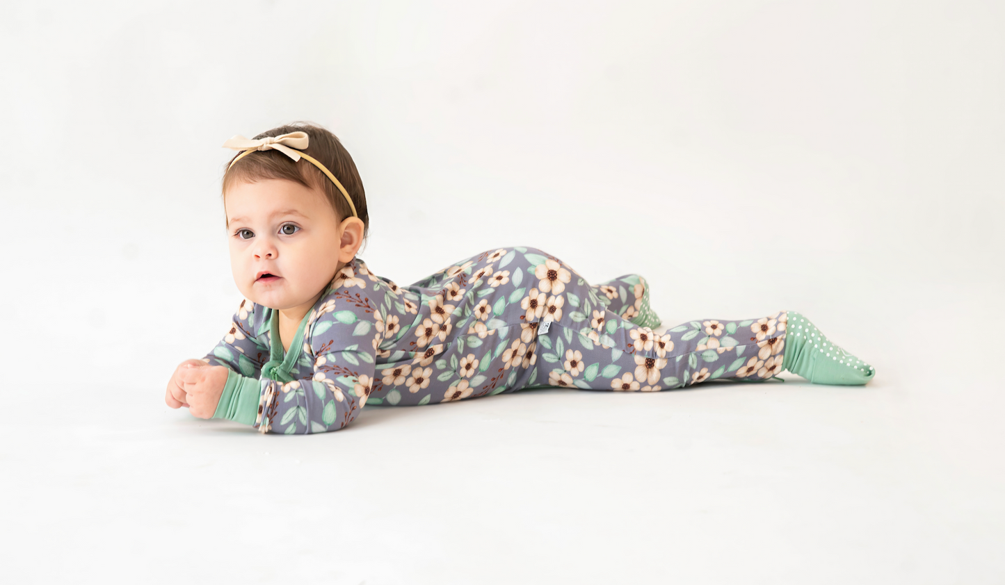 Sweet Magnolia Zip Pajama