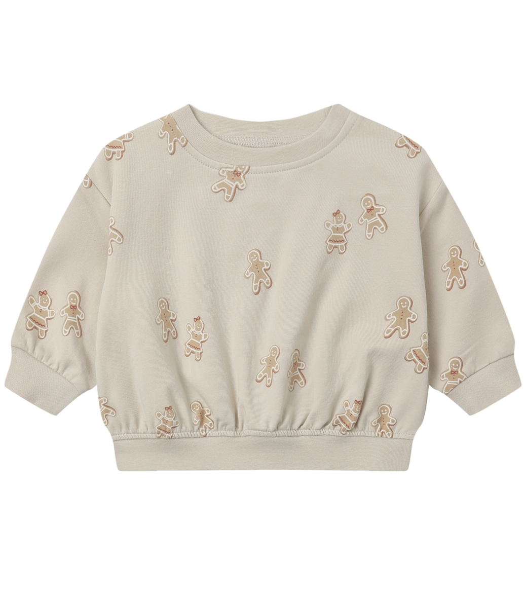 Relaxed Fleece Sweatshirt Gingerbread