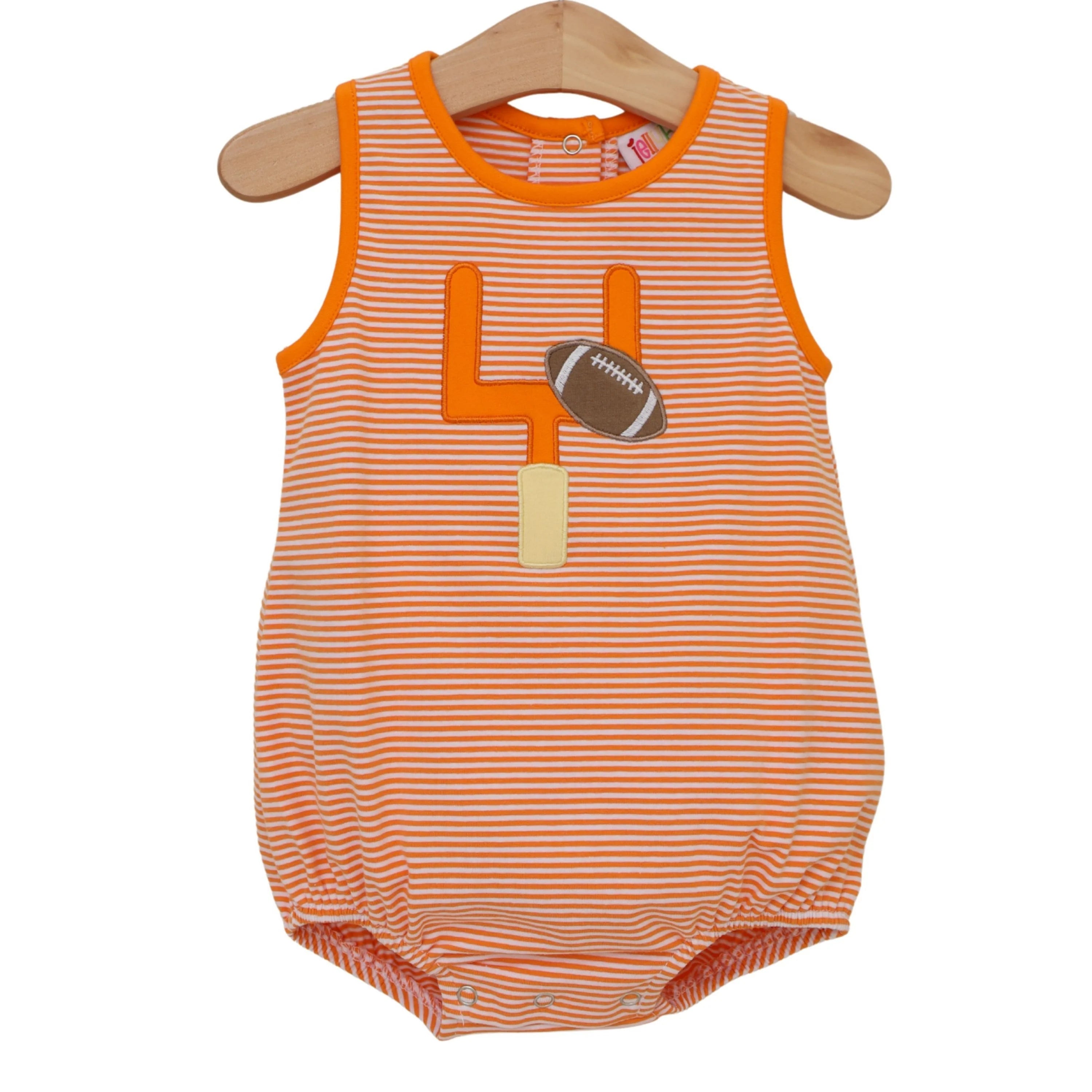 Down, Set, Hut Bubble- Orange Stripe