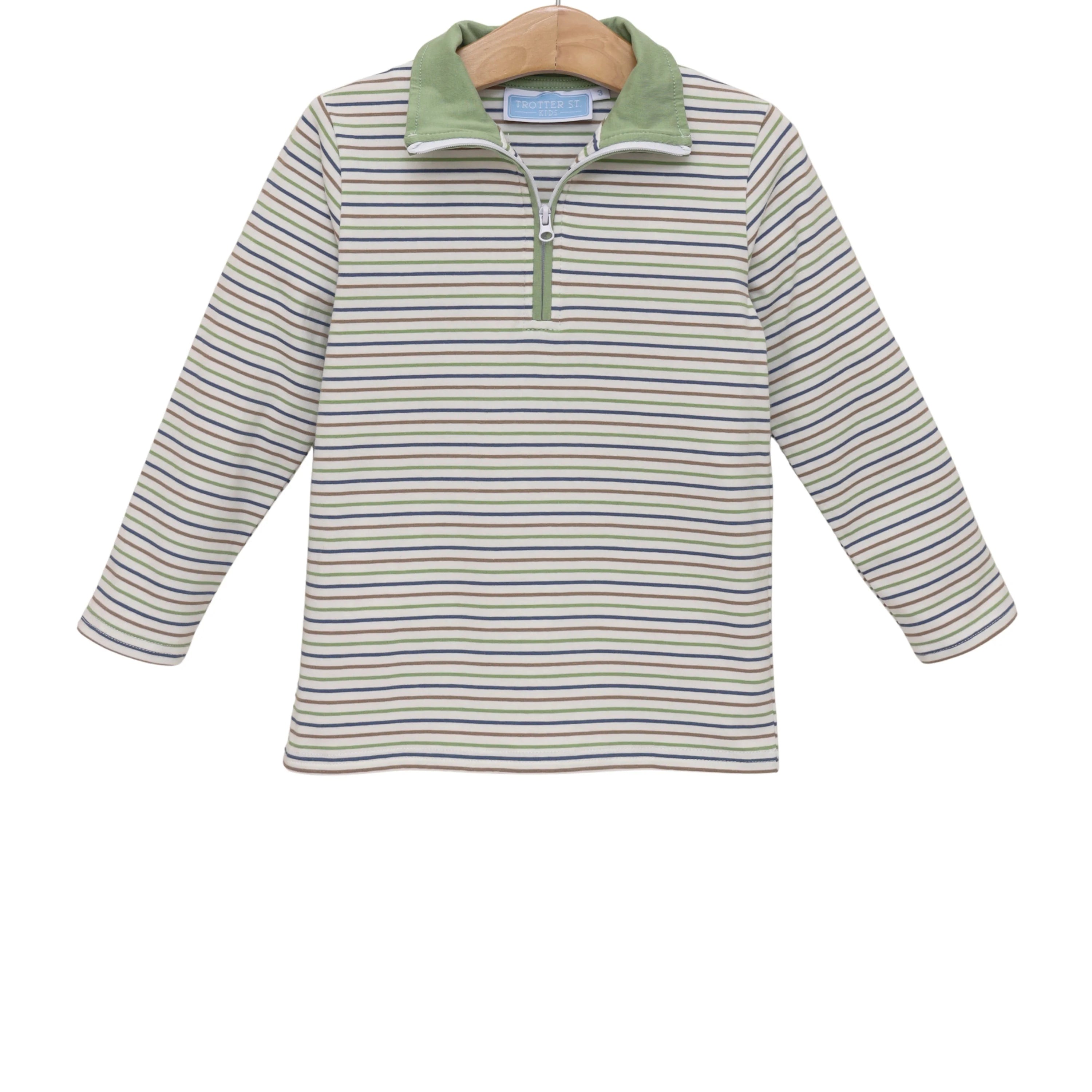 Tucker Pullover- Pine Cove Stripe