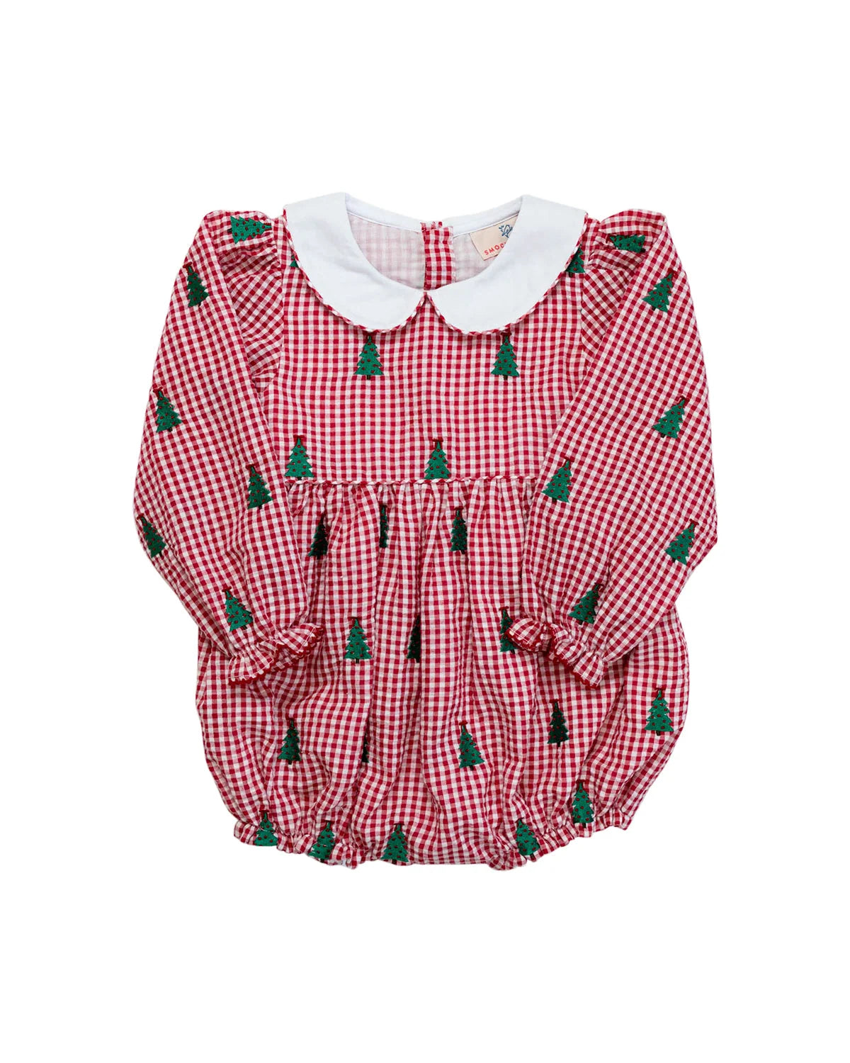 Christmas Trees Embroidered Bubble