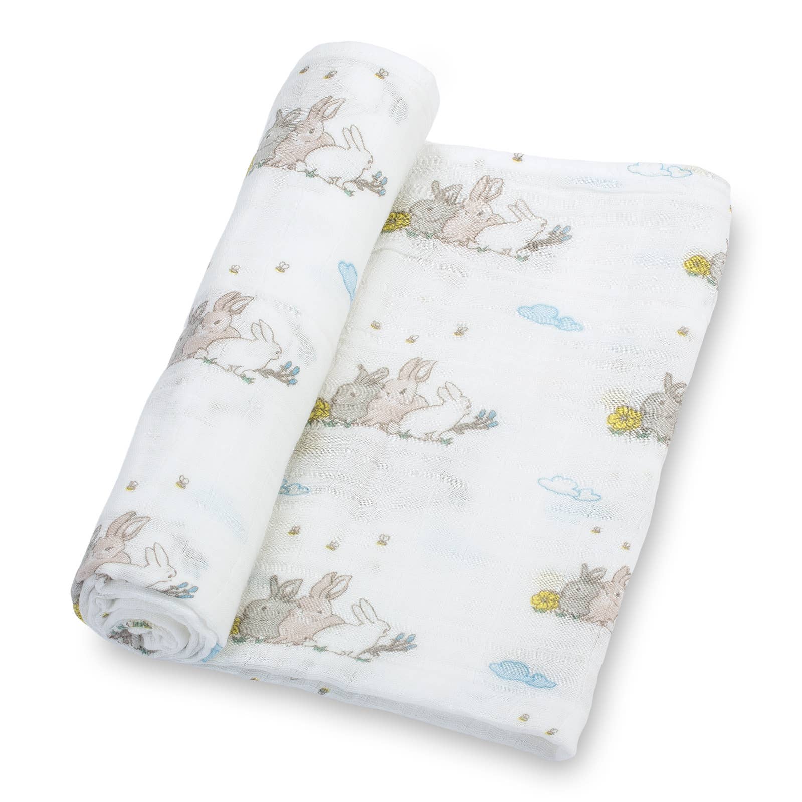 SomeBunny Loves You Baby Easter Swaddle Blanket