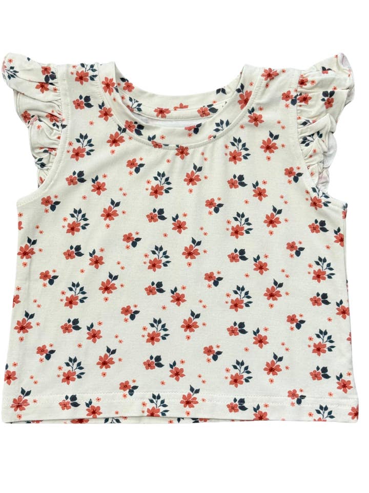 Girl's Sleeveless Top - Maya Floral