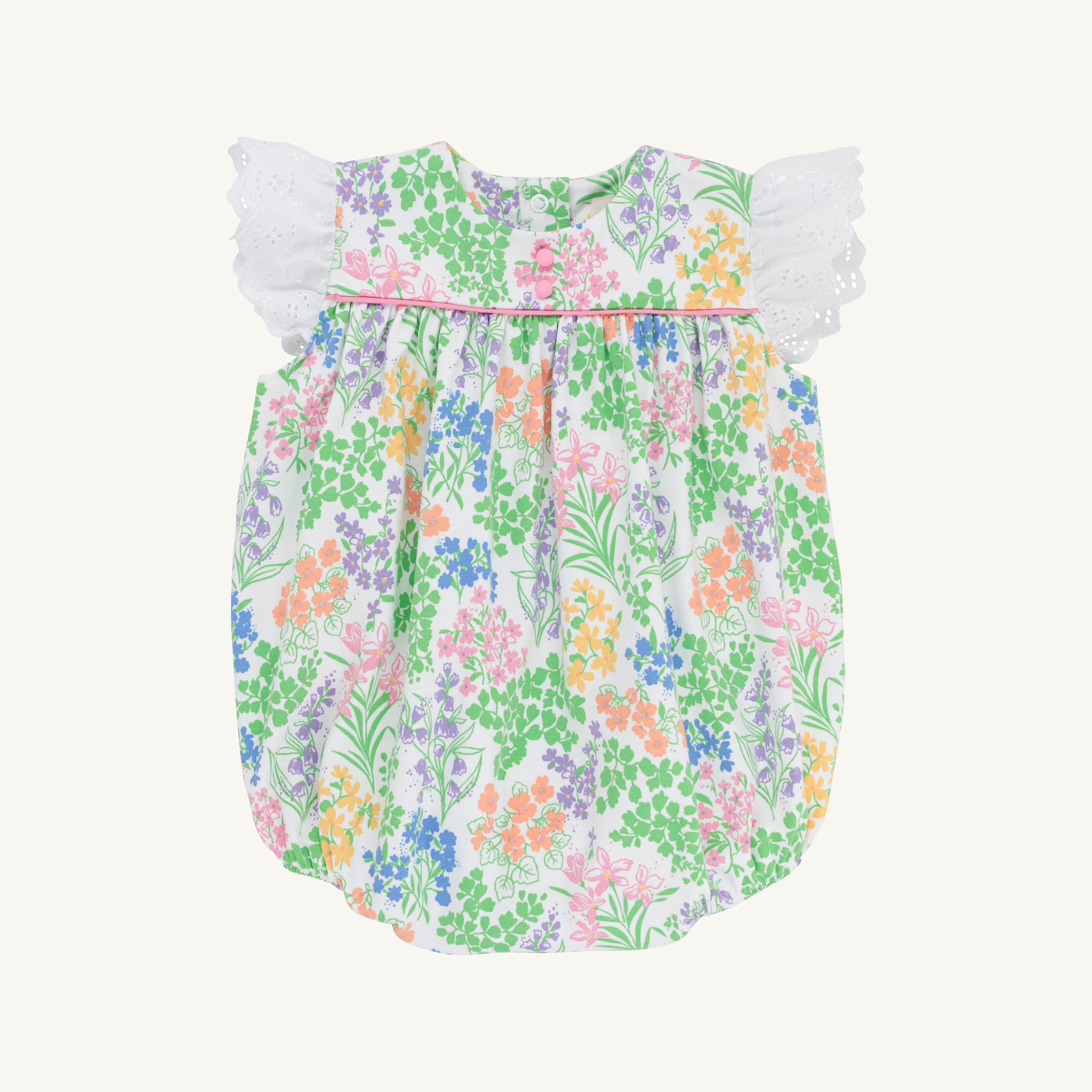 Angel Sleeve Blythe Bubble in Gaston Street Garden & Hamptons Hot Pink