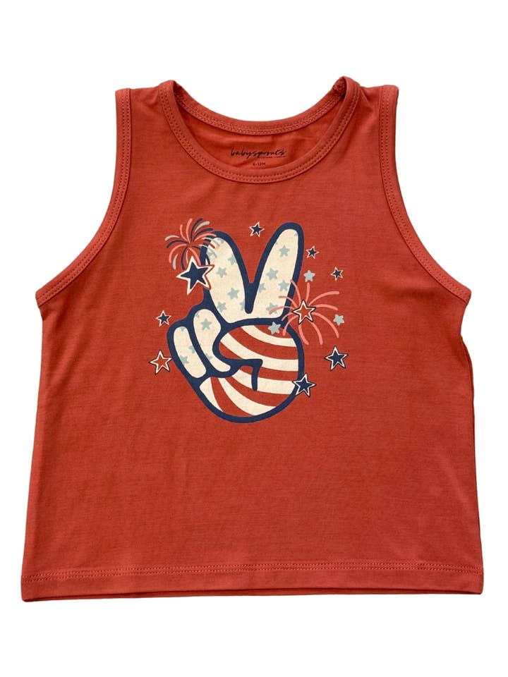 Boy's Tank Top - Peace