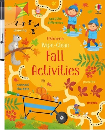 Wipe-Clean Fall Activities