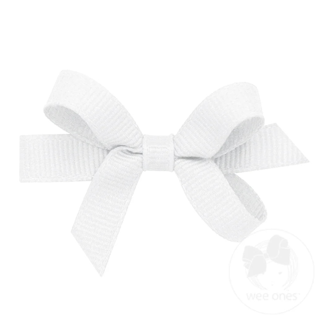 Baby Classic Grosgrain Girls Hair Bow (Plain Wrap)