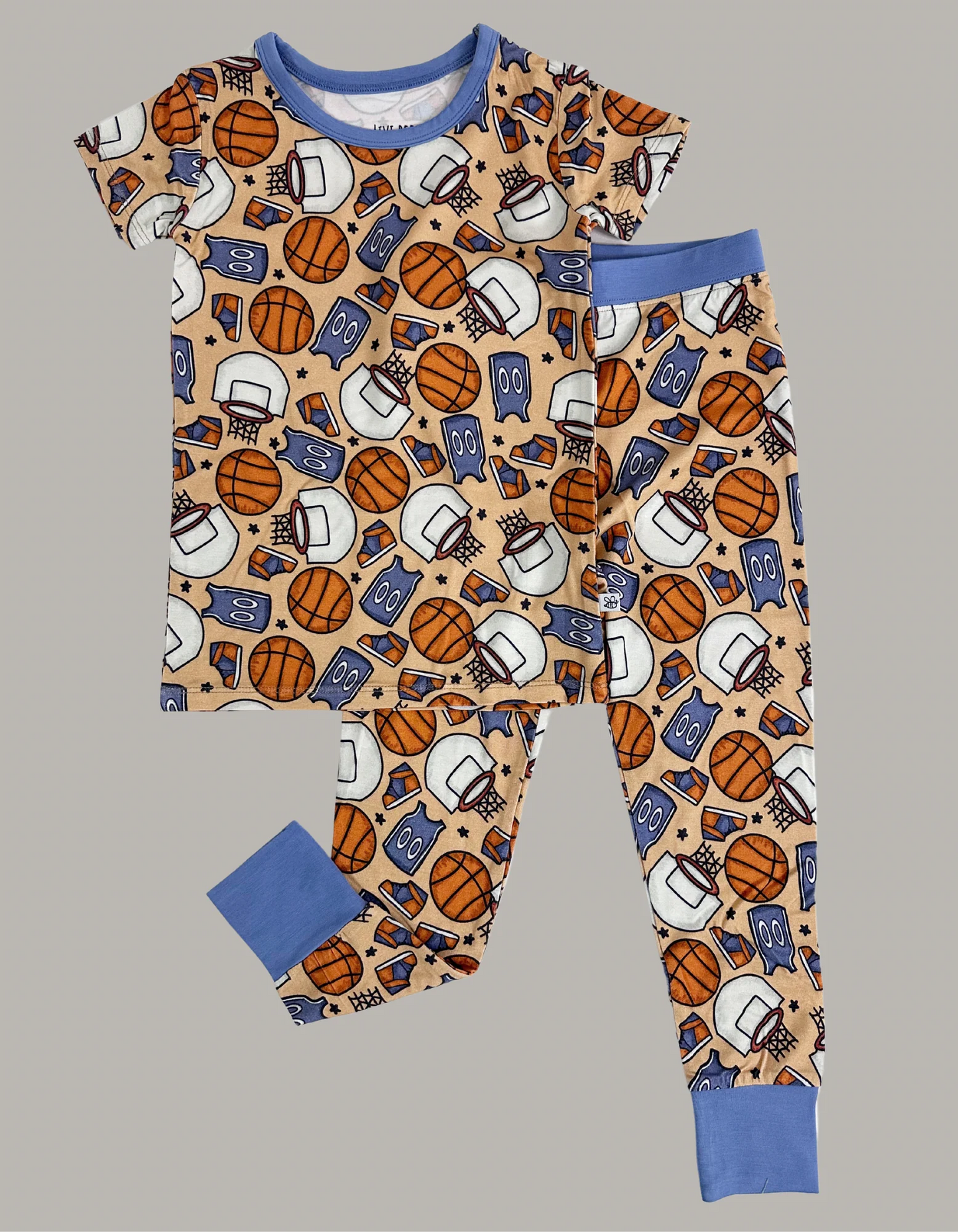 Playing Hoops Two-Piece Pajama