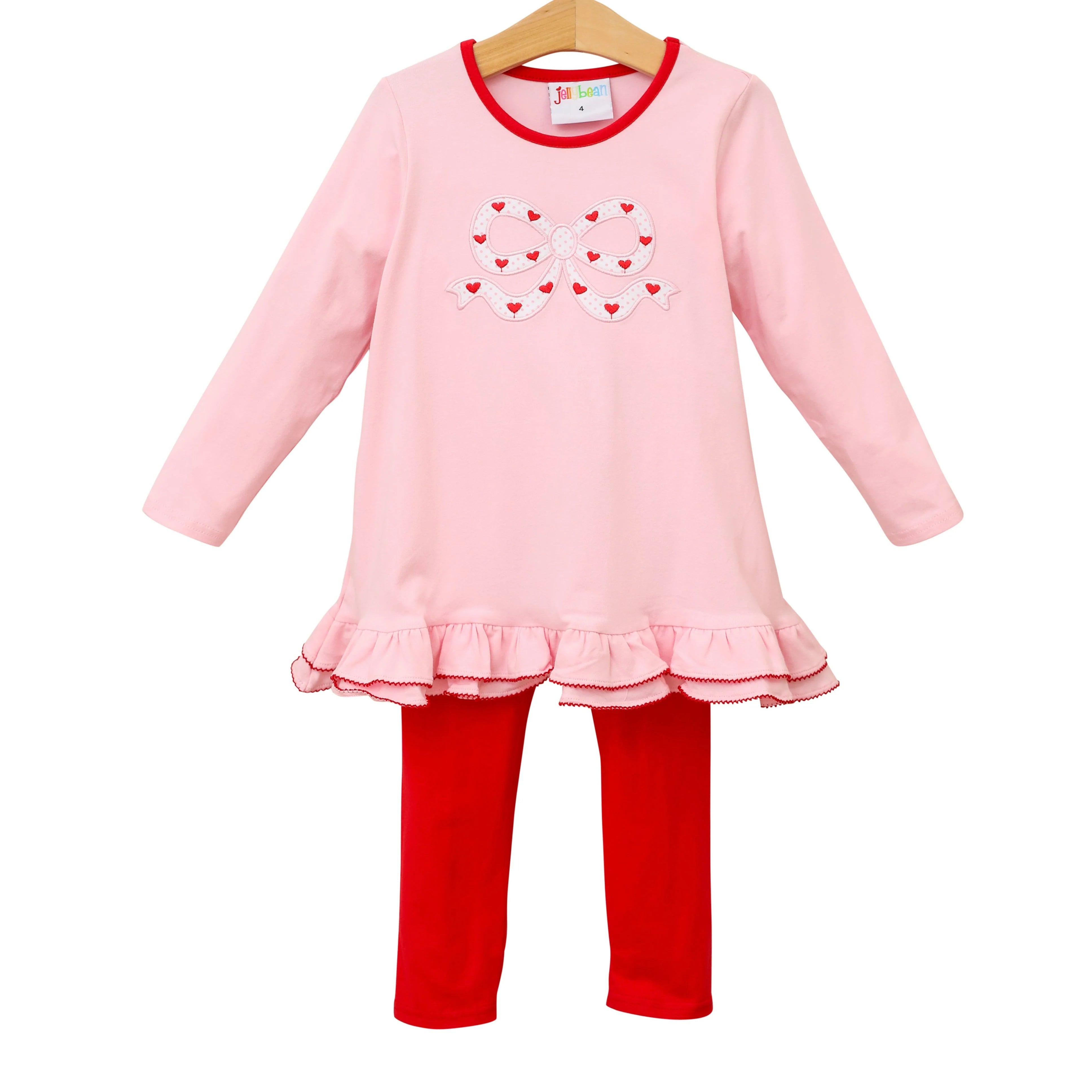 Cupid's Bow Ruffle Pants Set