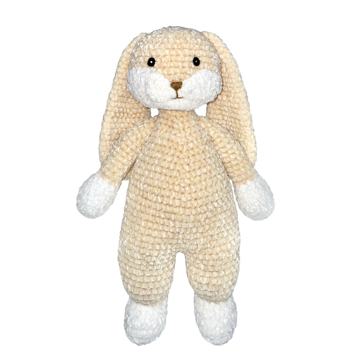 Clover the Bunny Chenille Crochet Doll