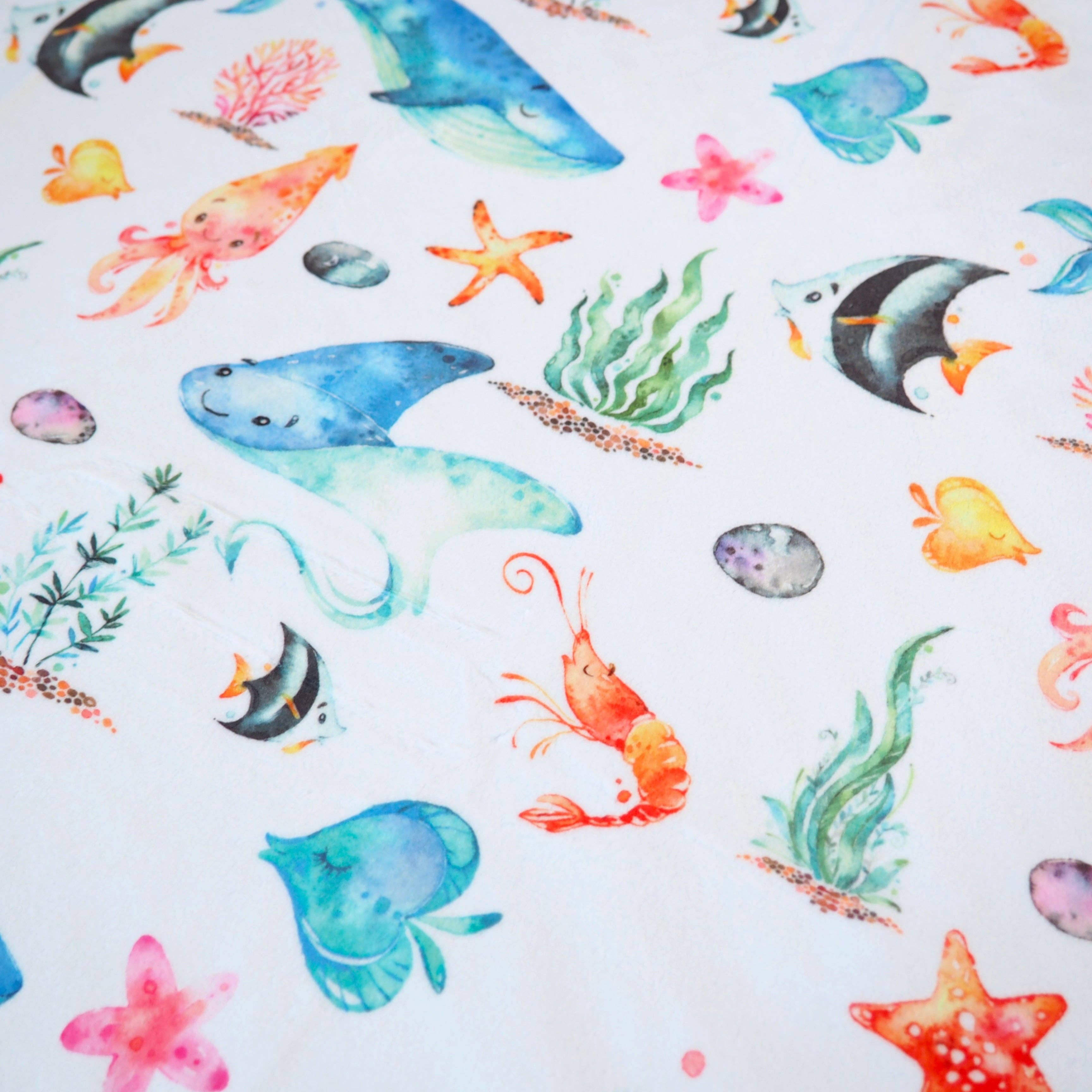 Baby & Toddler Minky Blanket - Under The Sea