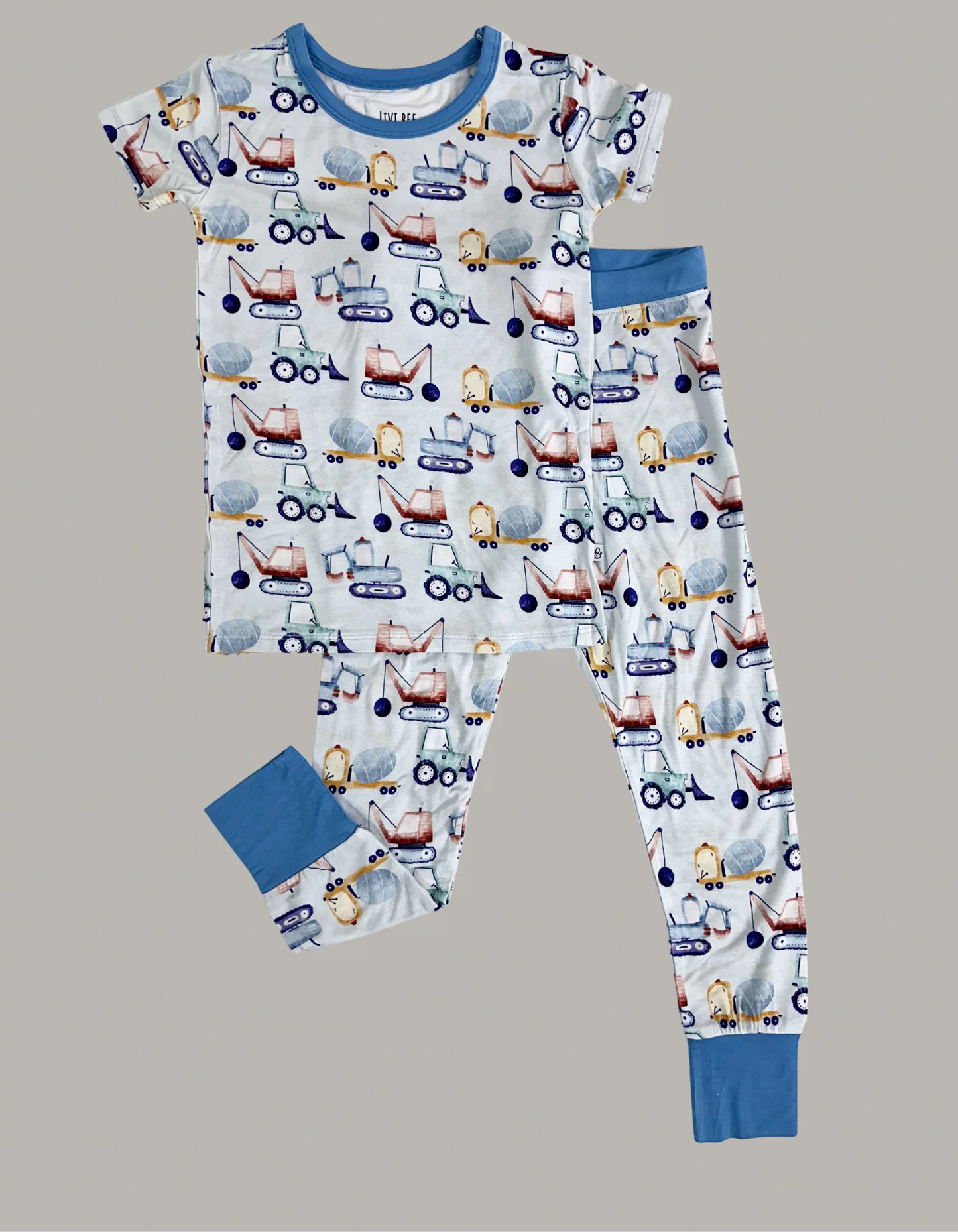 Construction Trucks Two-Piece Pajama