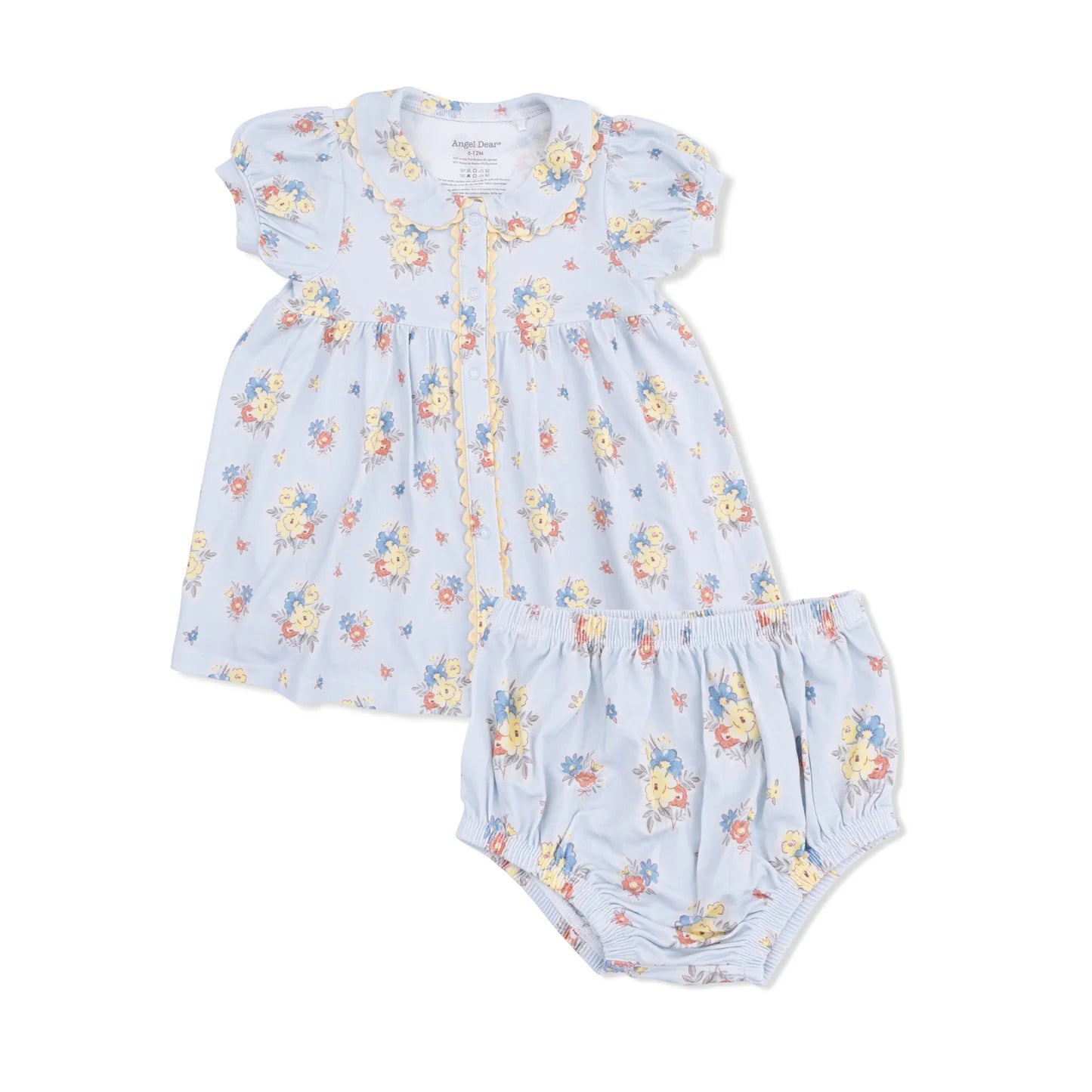 Country Stitch Floral-Betty Dress Puff Sleeve with Bloomer