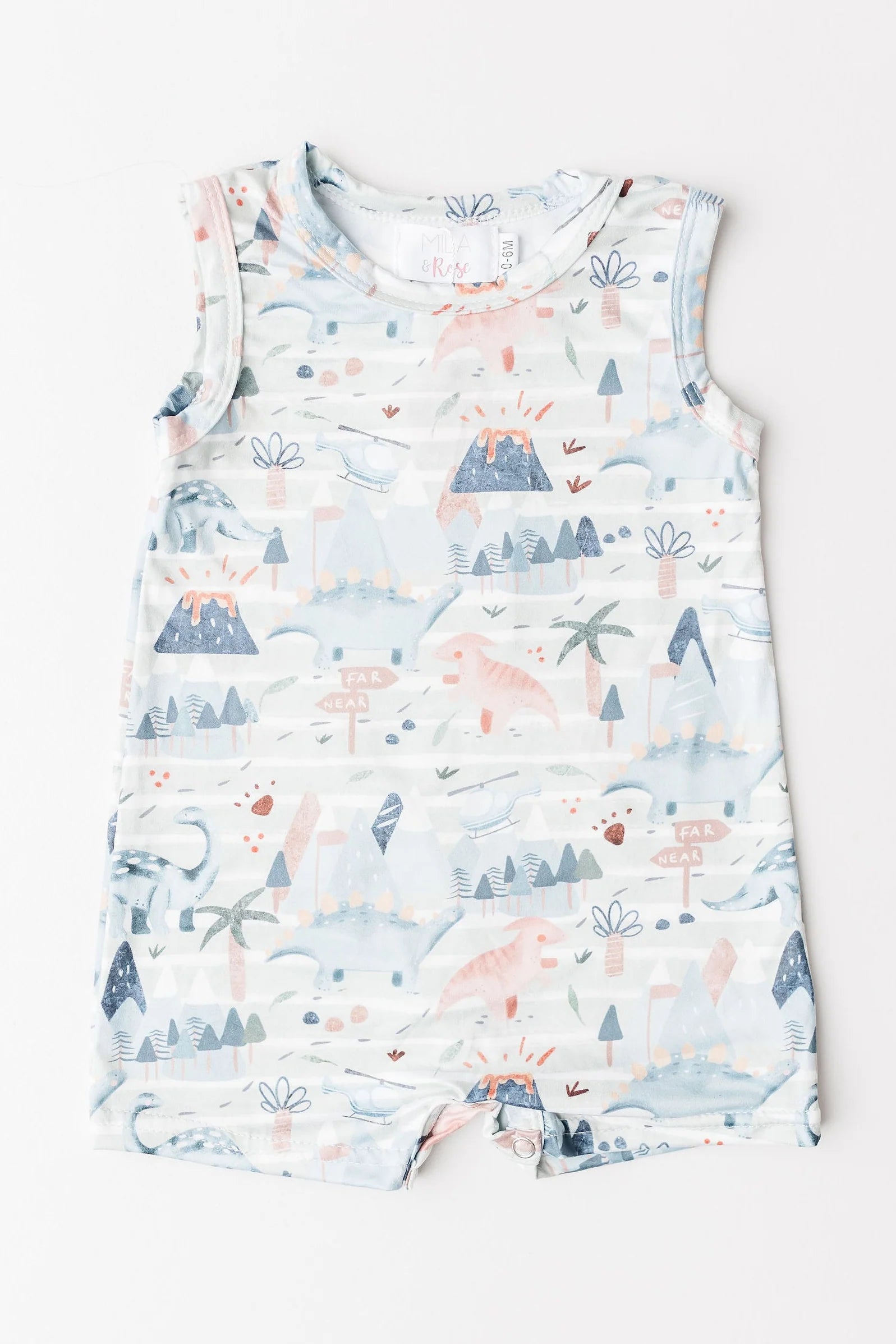 Dino Tracks Shorty One-Piece