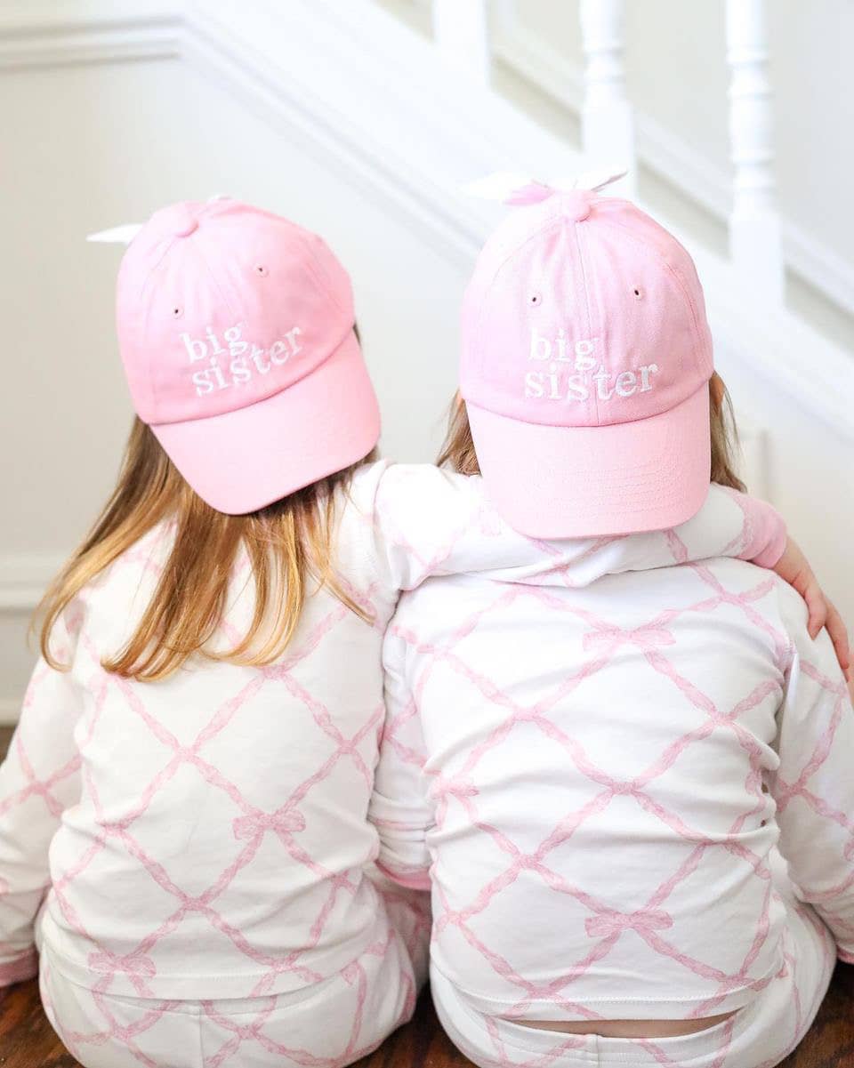 Big Sister Bow Baseball Hat (Baby, Youth)