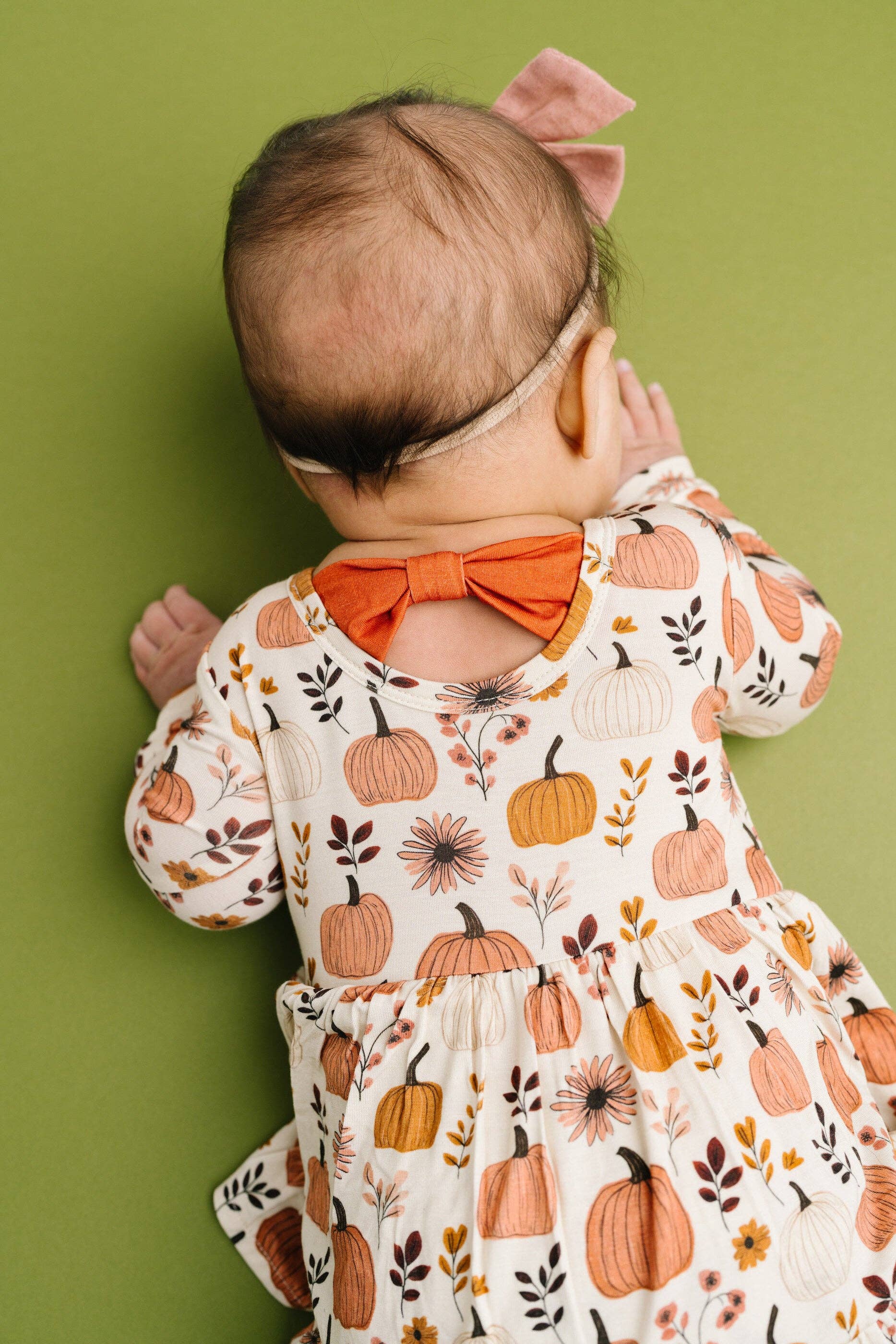 Pumpkin Garden Bodysuit Bamboo Dress