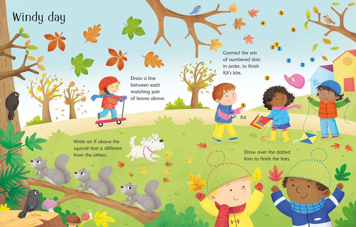 Wipe-Clean Fall Activities
