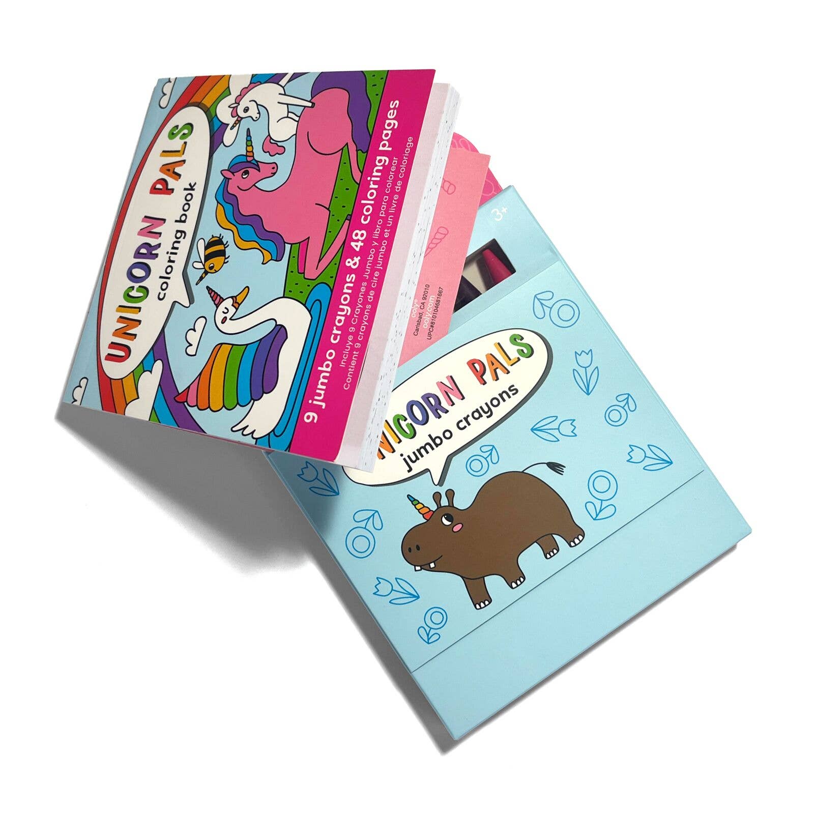Carry-Along: Coloring Book Set - Unicorn Pals (10 PC Set)