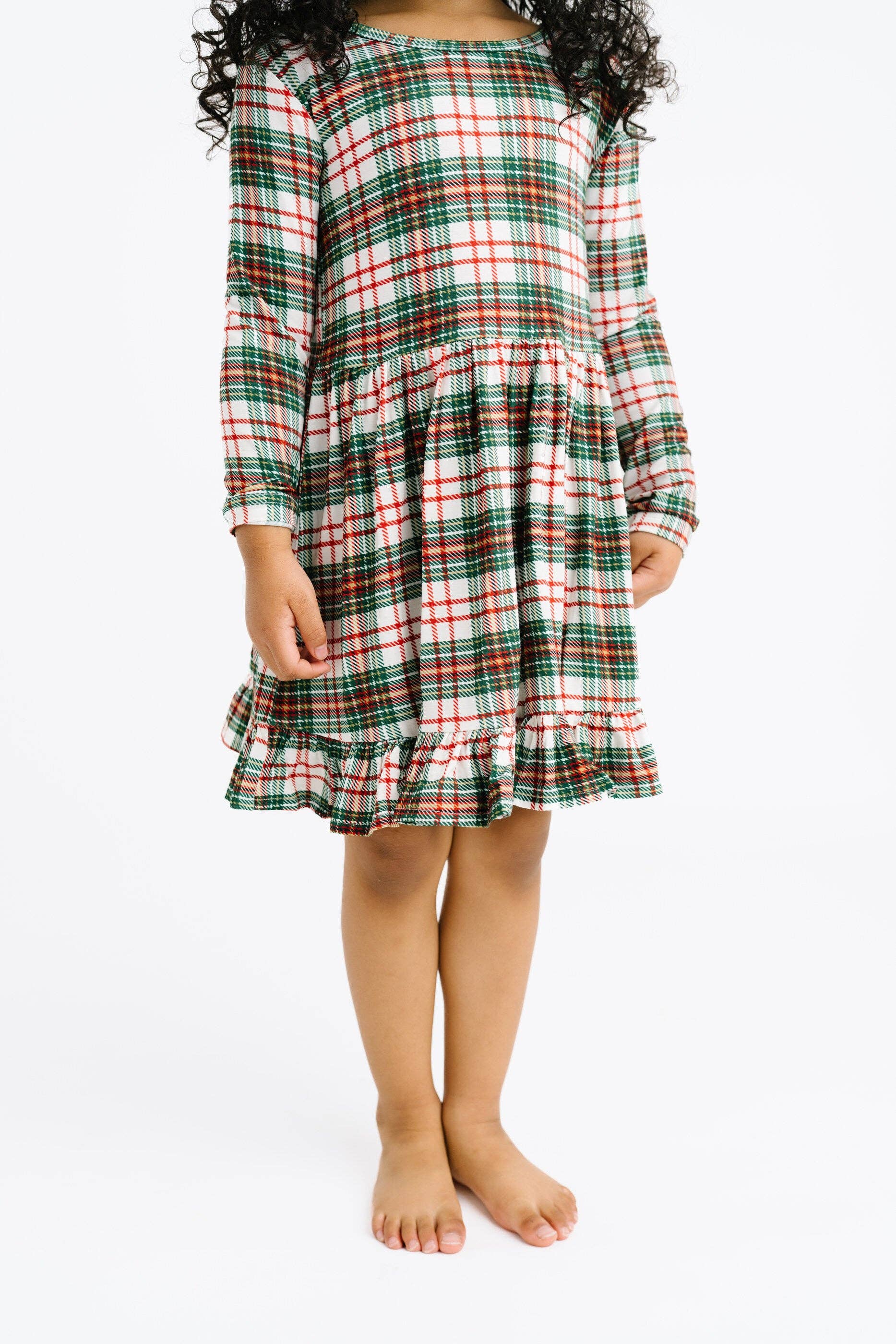 Christmas Plaid Bamboo Dress