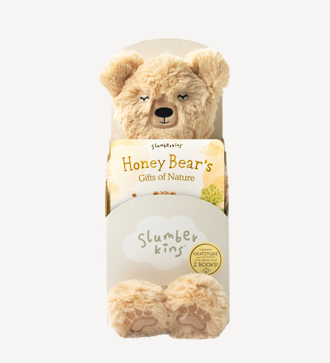 Honey Bear's Gratitude Plush Set - with 2 books!