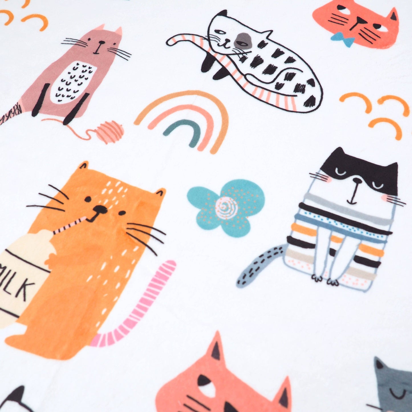 Baby & Toddler Minky Blanket - Cats