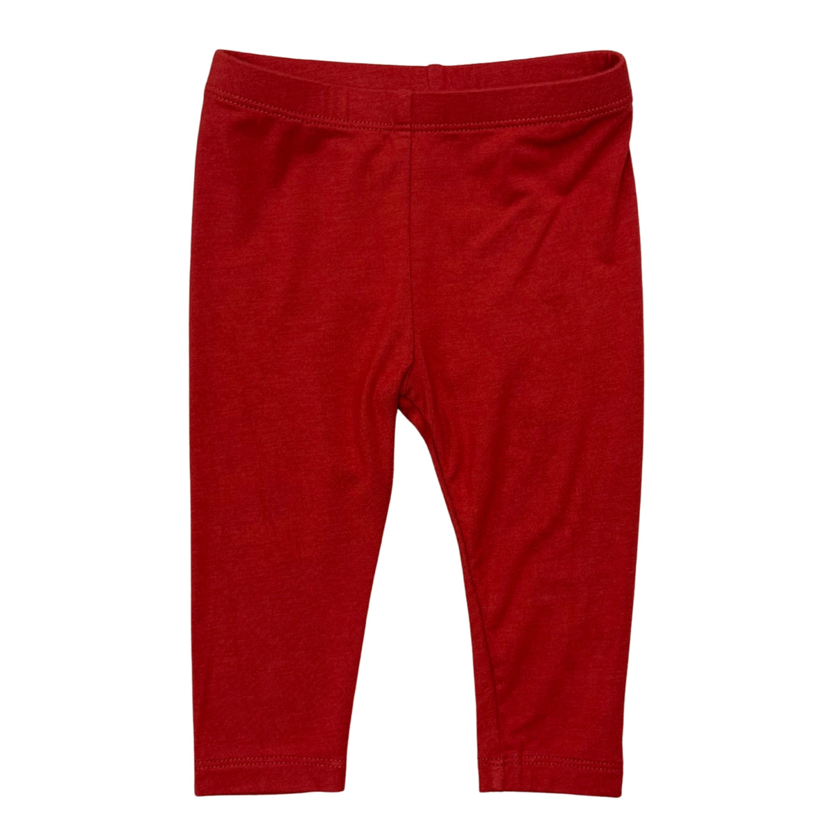 Basic Leggings - Berry Red