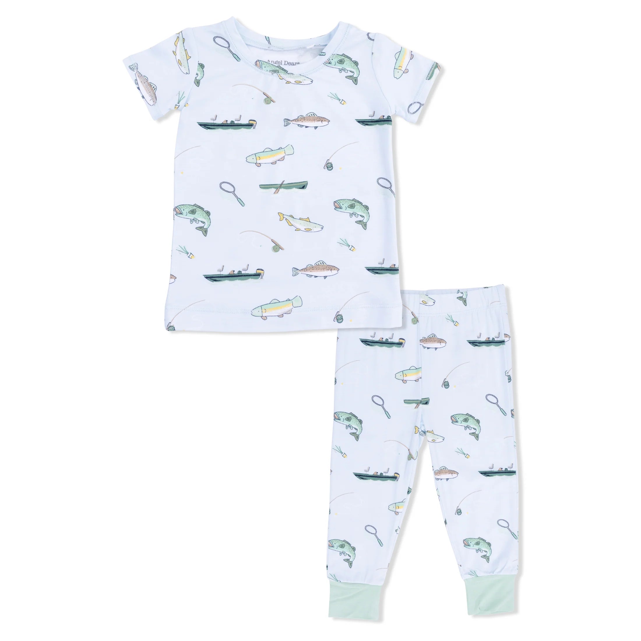Fishing-Short Sleeve Loungewear Set