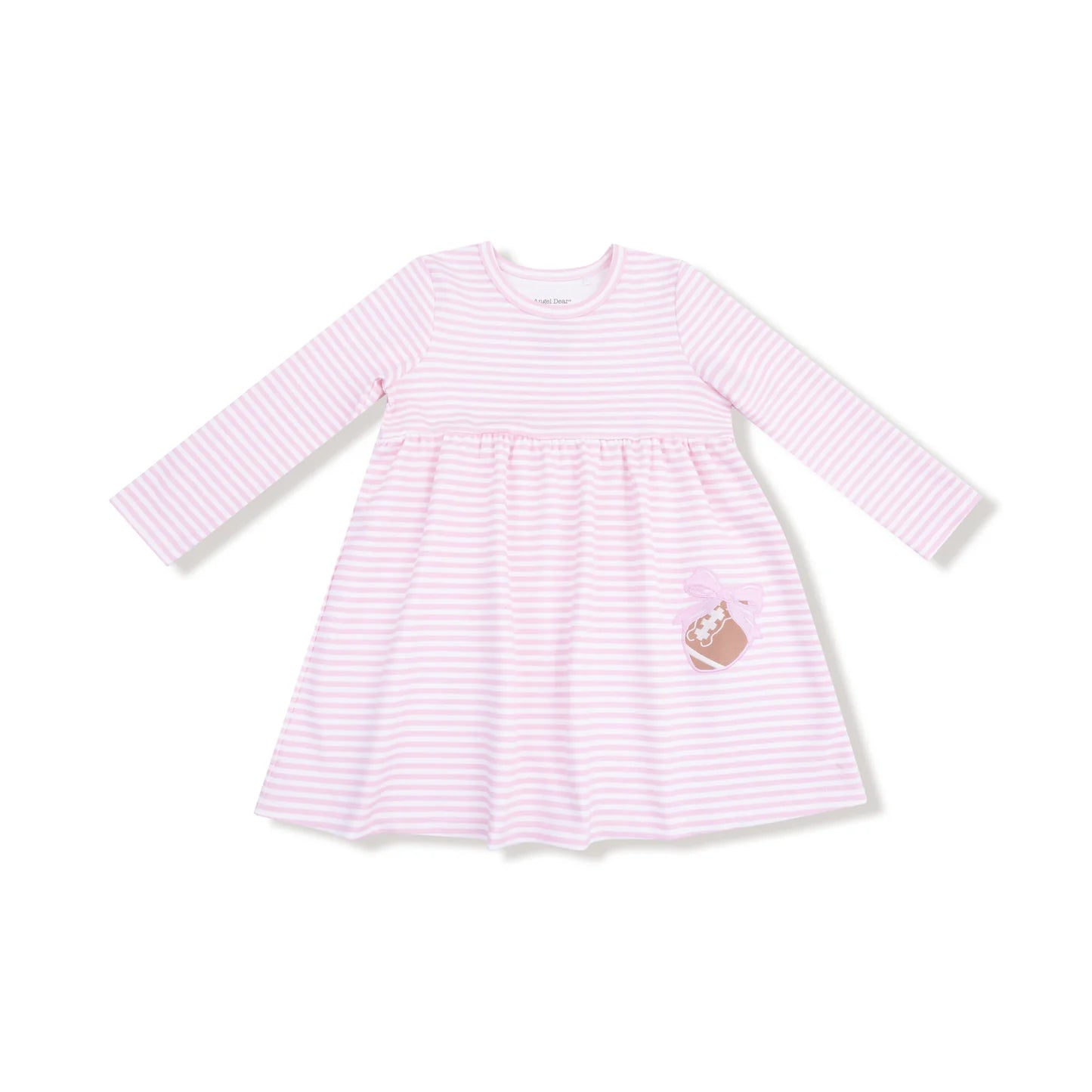 Stripes with Football - Long Sleeve Play Dress
