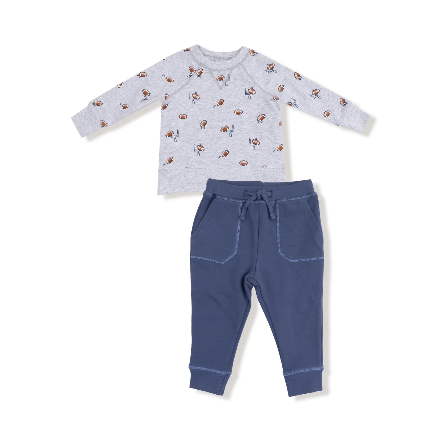 Football Field Goal - Raglan Sweatshirt and Jogger Set