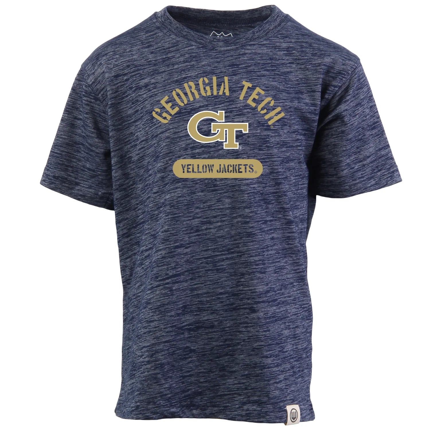 Georgia Tech NCAA Kids S/S Cloudy Yarn Tee