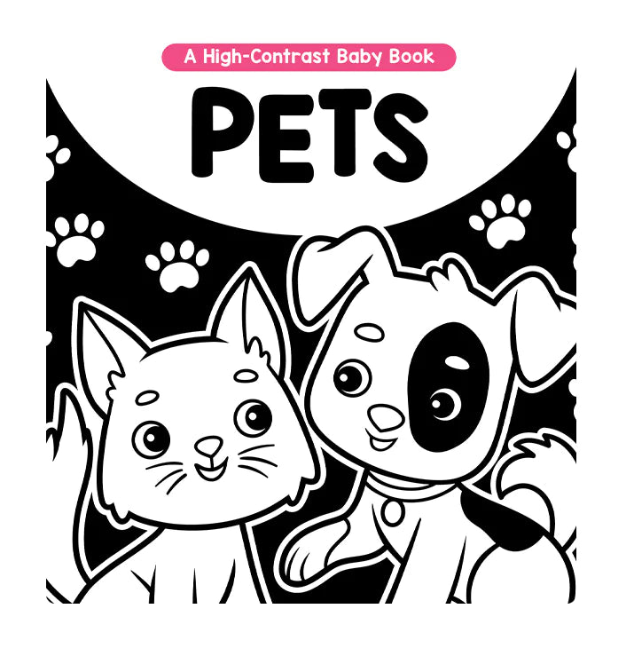 Pets - A High-Contrast Book