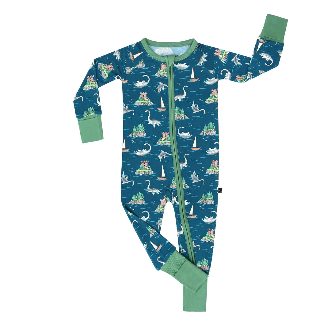 Nessie Bamboo Zip Pajamas