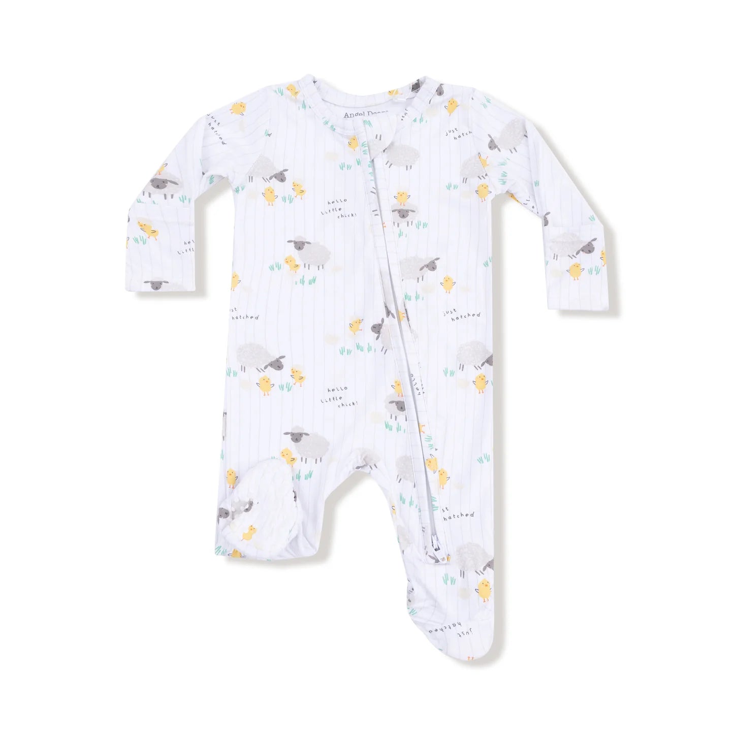 Just Hatched - 2 Way Zipper Footie