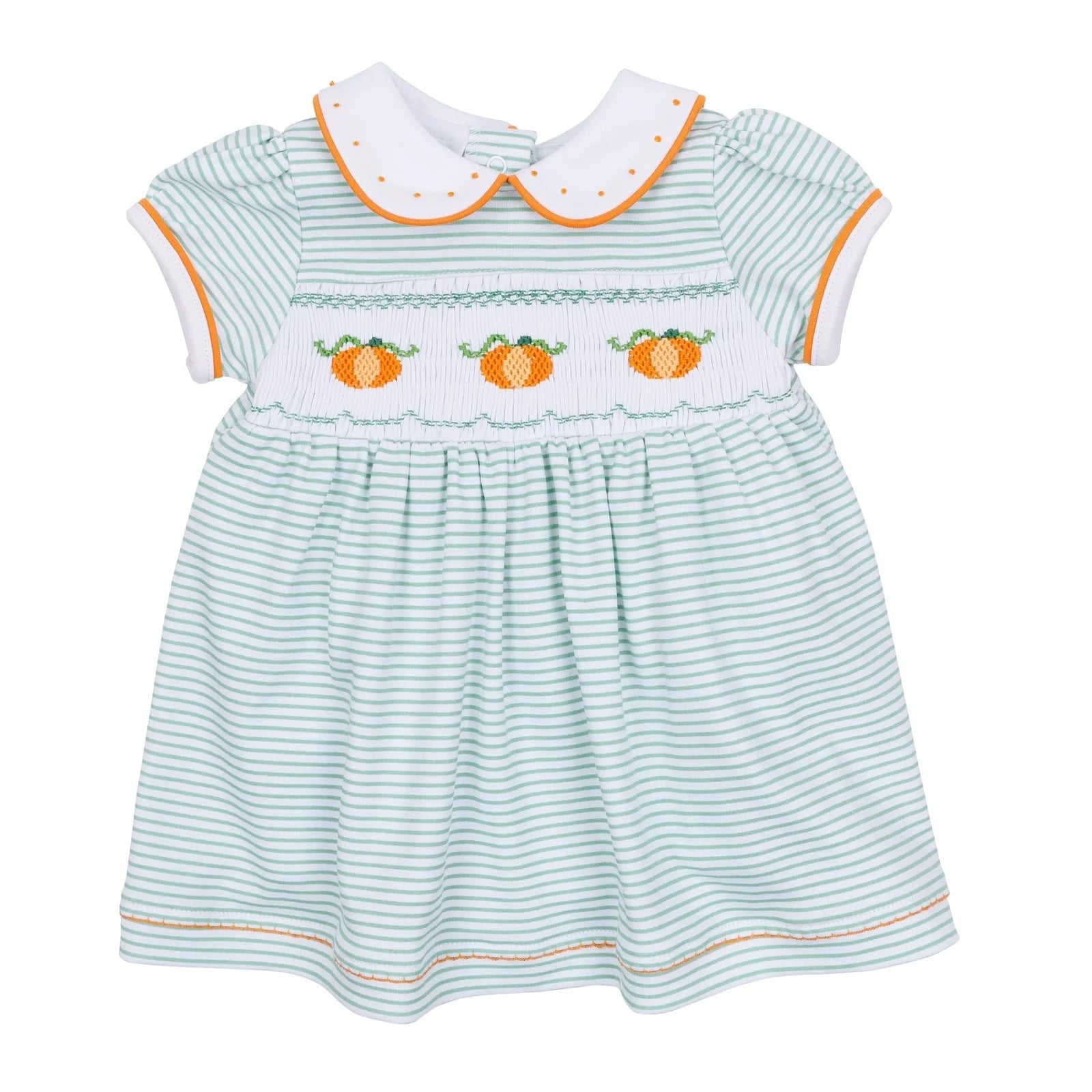 Lil' Pumpkin Classics Smocked Short Sleeve Dress
