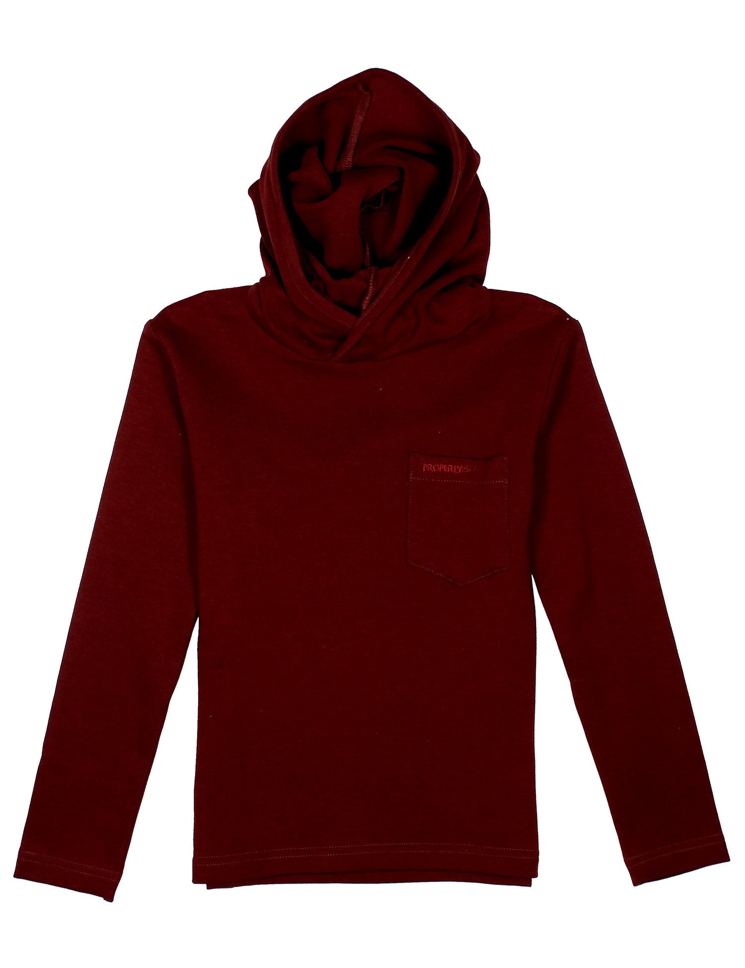 Boys Shoreline Hoodie Maroon