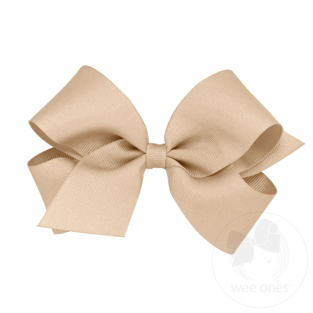 Medium Classic Grosgrain Hair Bow (Plain Wrap)