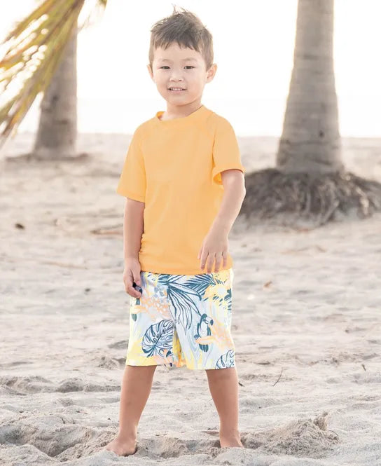Melon Short Sleeve Logo Rash Guard