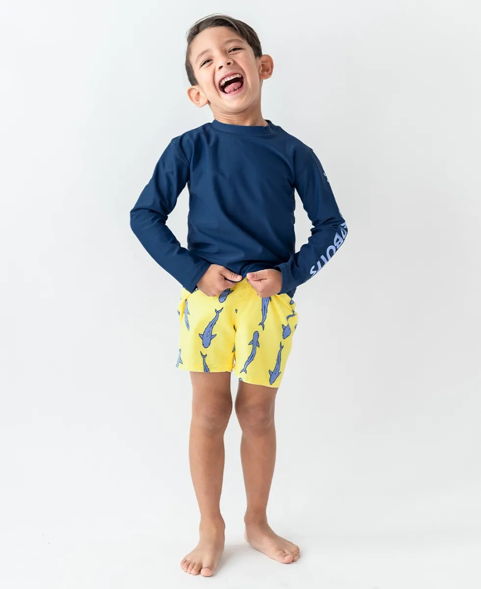 Navy Long Sleeve Rash Guard