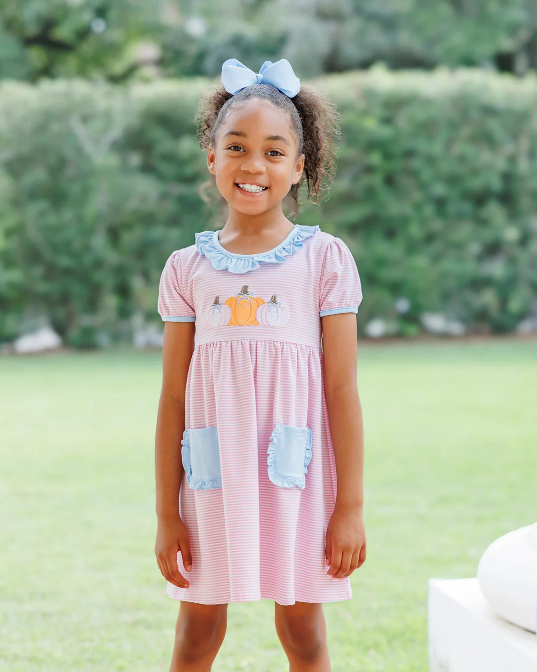 Pumpkin Pals Ruffle Pocket Dress